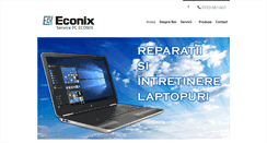 Desktop Screenshot of econix.ro